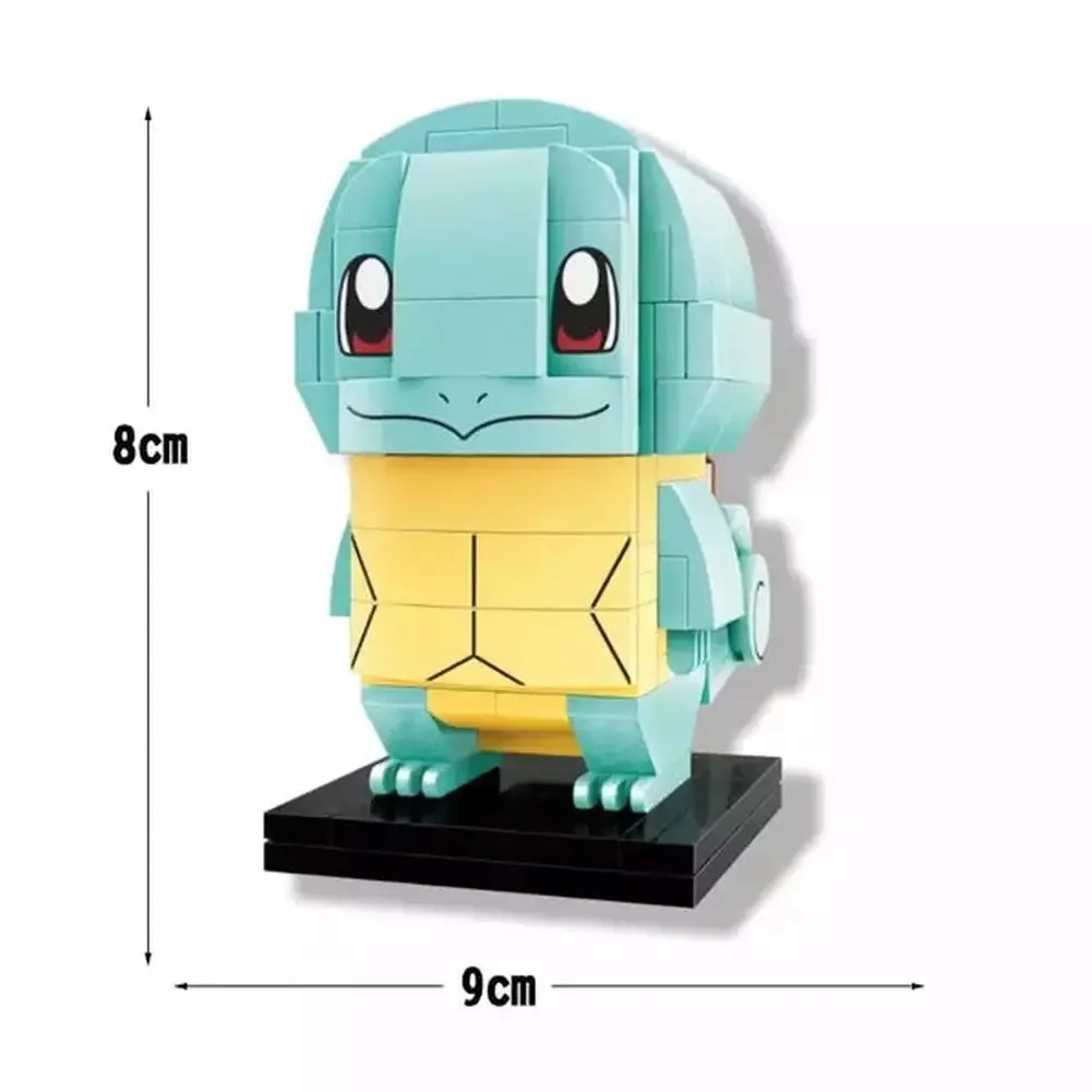 MOC  Compatible  2022 New Anime Cartoon Pokemon Pikachu Bulbasaur Building Blocks Bricks Sets Movie Dolls Model Kids toys