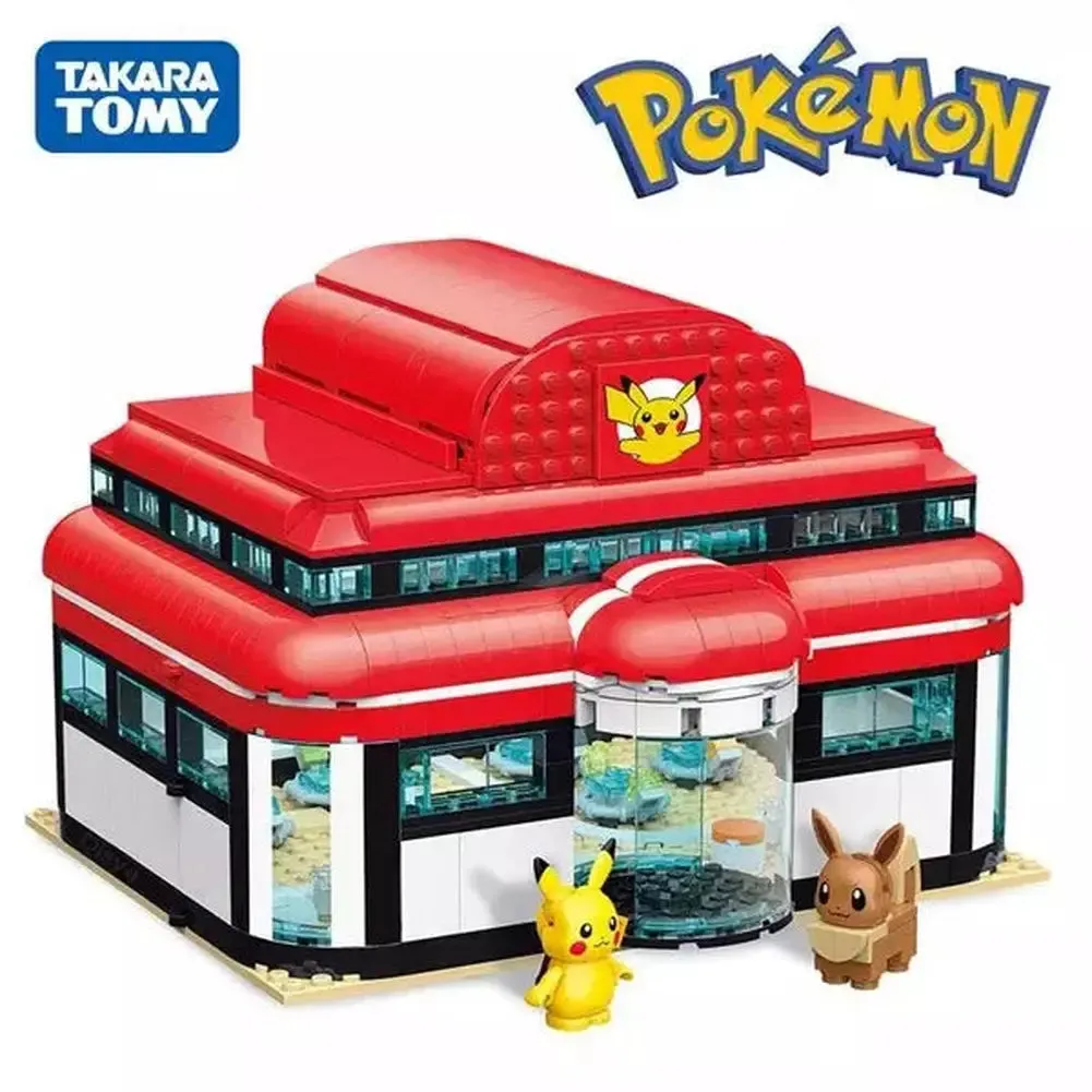 MOC  Compatible  2022 New Anime Cartoon Pokemon Pikachu Bulbasaur Building Blocks Bricks Sets Movie Dolls Model Kids toys