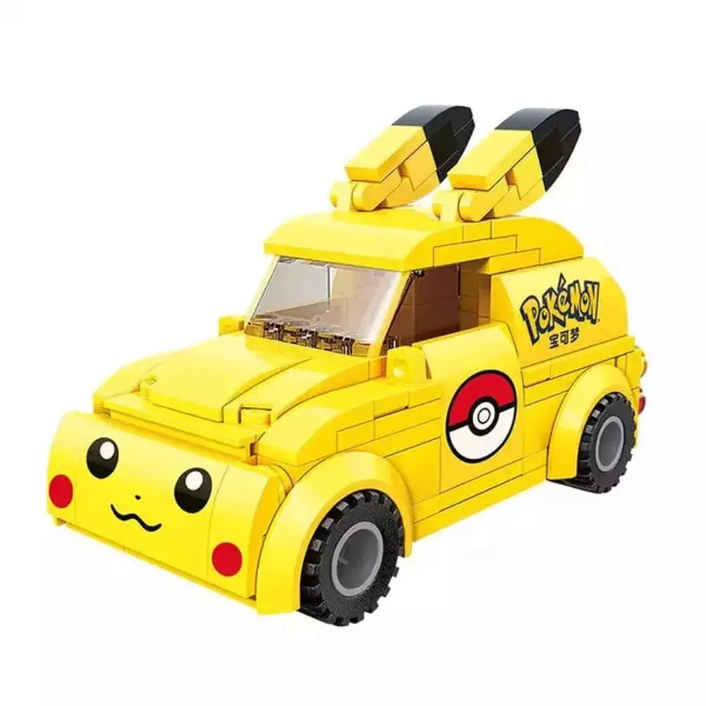 MOC  Compatible  2022 New Anime Cartoon Pokemon Pikachu Bulbasaur Building Blocks Bricks Sets Movie Dolls Model Kids toys