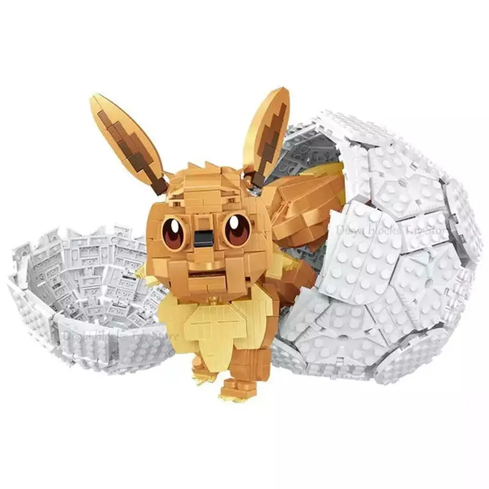 MOC  Compatible  2022 New Anime Cartoon Pokemon Pikachu Bulbasaur Building Blocks Bricks Sets Movie Dolls Model Kids toys