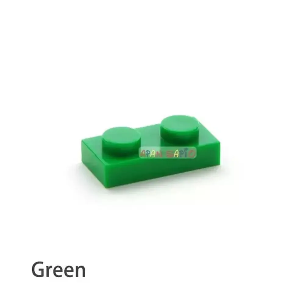 MOC NON  1000pcs 1x2 Dots DIY Building Blocks Thin Figures Bricks Educational Creative Size Compatible With 3023 toys