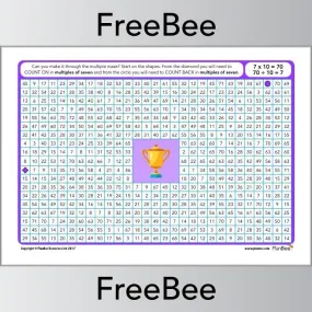 Multiple Mazes 7x table