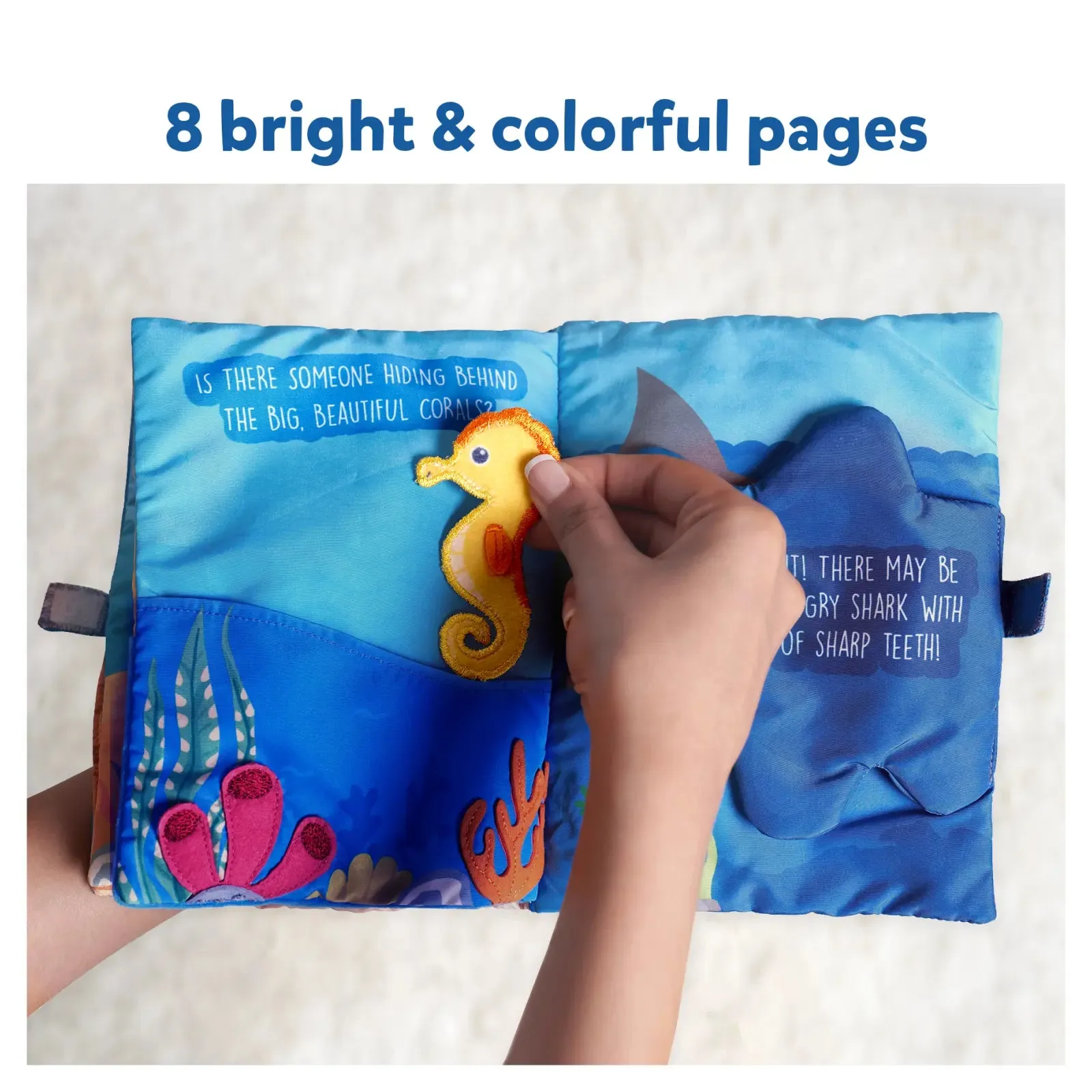 Peek-A-Boo: Under The Sea | Interactive Cloth Book (Ages 6  months)