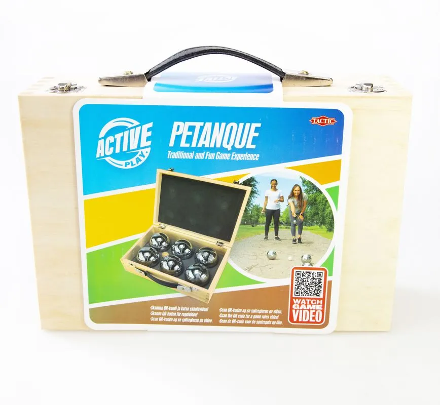 Petanque In Wooden Box