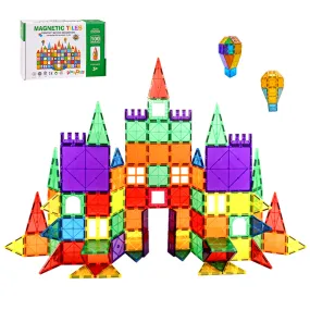 Playpals 100PCS Kids Magnetic Tiles Blocks Building Educational Toys Child Gift