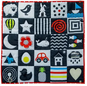 PRE ORDER | High Contrast Black & White Sensory Play Mat - 40x40 inches