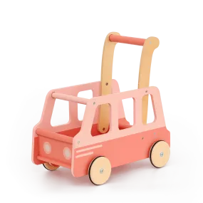 Push School Bus Pink 2337 C flatpacked