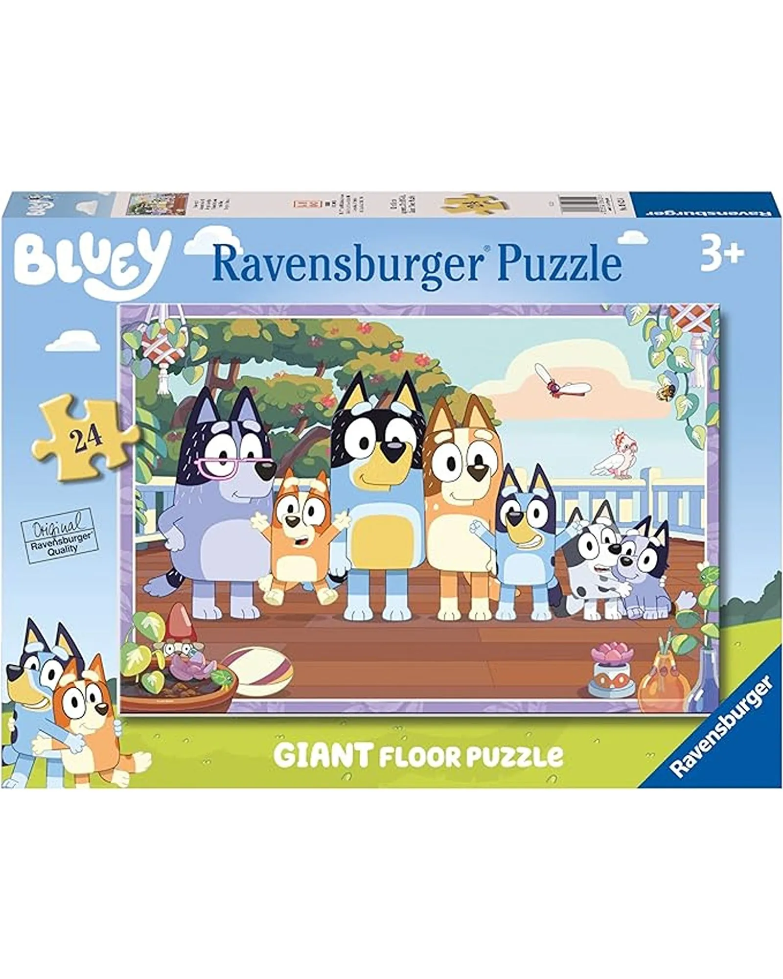 Ravensburger Bluey Family Time Giant Floor Puzzle 24 Piece