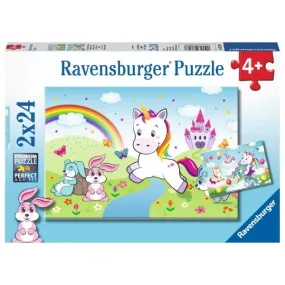 Ravensburger Fairy Tale Unicorn Puzzle 2x24pc