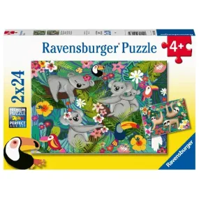 Ravensburger Koalas and Sloths Puzzle 2x24pc