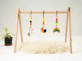 Rocking Potato Baby Activity Play Gym- Rainbow