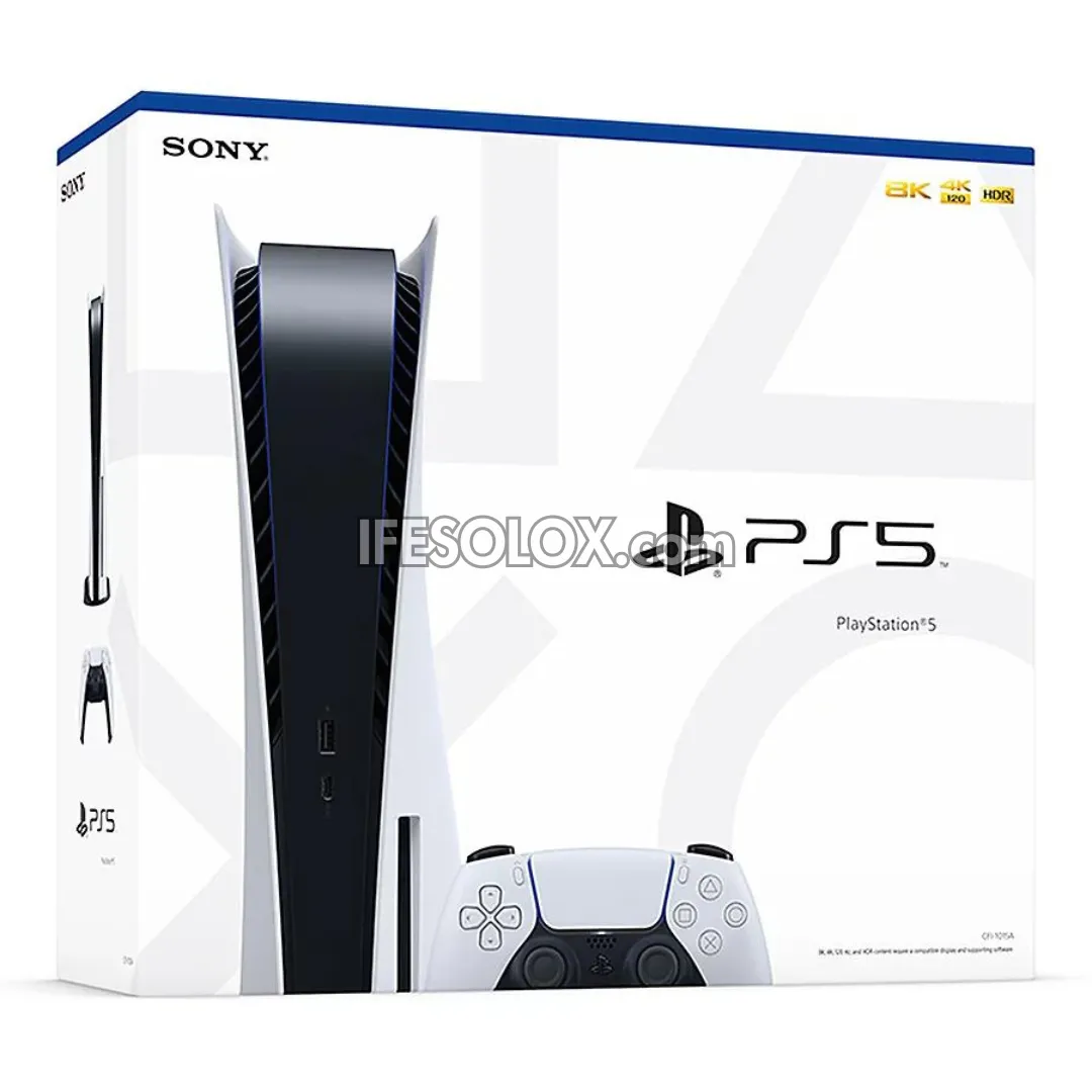 Sony PlayStation 5 (PS5) Game Console Standard Edition with DualSense Controller and 825GB SSD Storage - Brand New