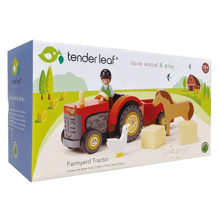 Tender Leaf Toys Farmyard Tractor