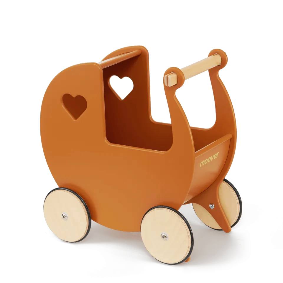 Traditional Doll Stroller Brown