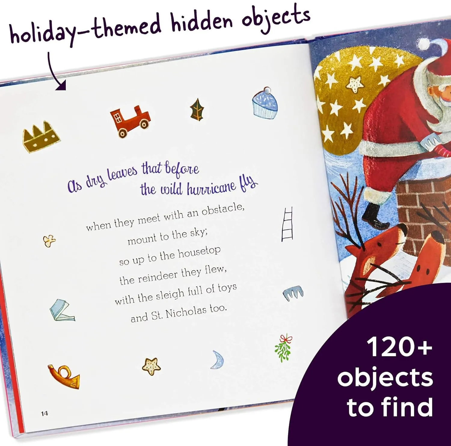 'Twas the Night Before Christmas: A Highlights Hidden Pictures® Storybook