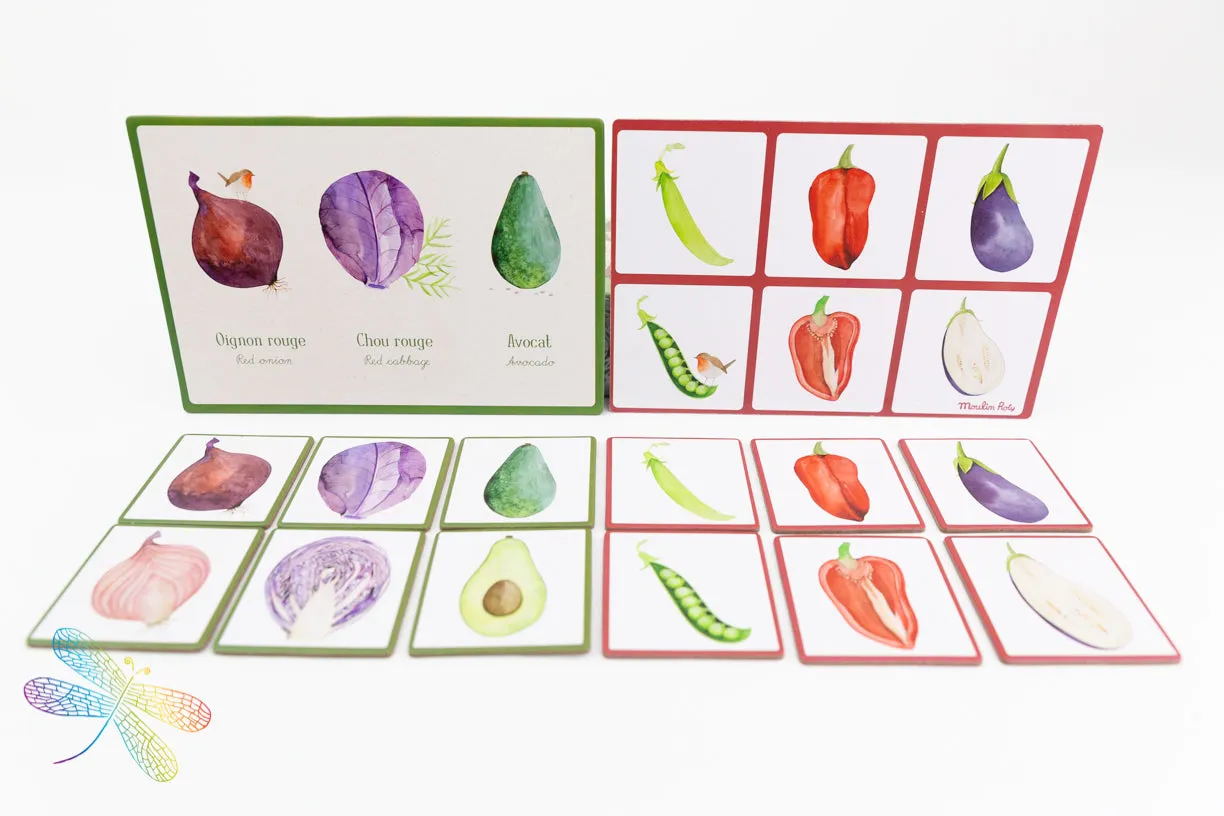 Vegetable Lotto and Memory Game by Moulin Roty