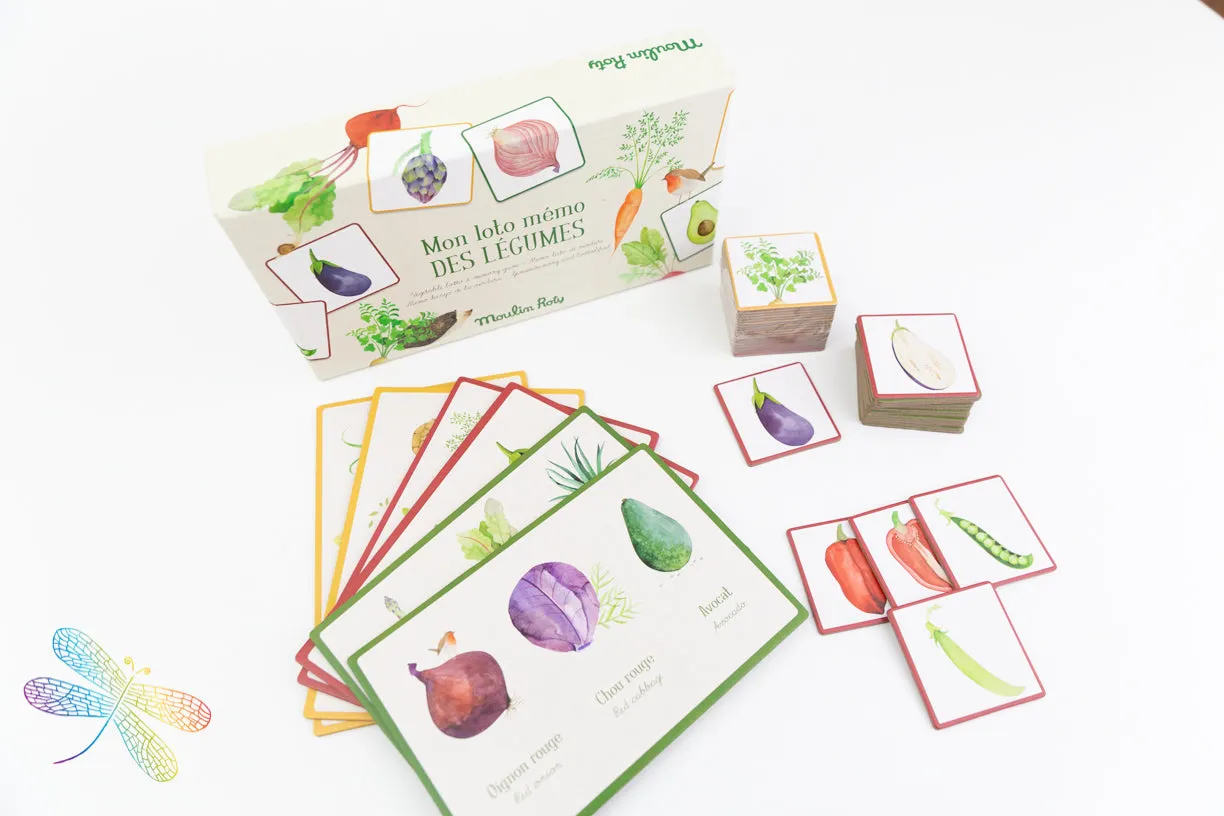 Vegetable Lotto and Memory Game by Moulin Roty