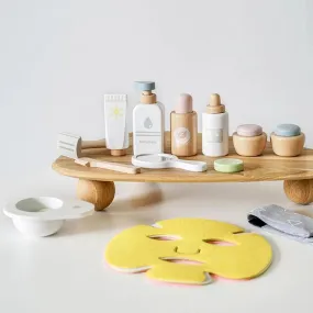 Wooden Pretend Play Facial Mask Makeup Set